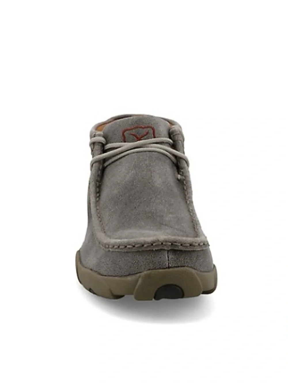 Twisted X Men's Chukka Leather Driving Moc Shoes in Grey